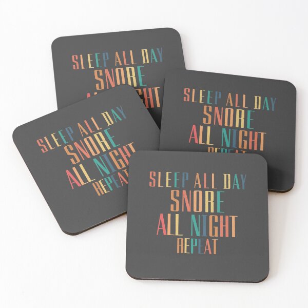 Item preview, Sleep All Day, Snore All Night, Repeat  designed and sold by InspireHubWear.