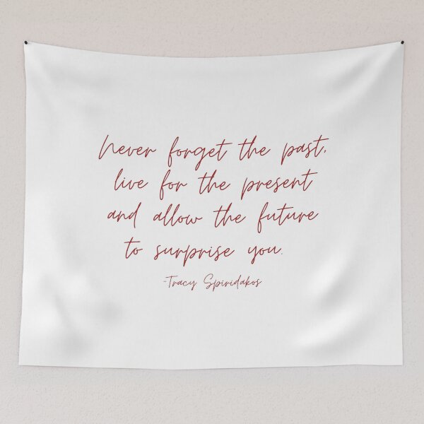 Item preview, Tracy Spiridakos Quote designed and sold by Toby’s Treasures.