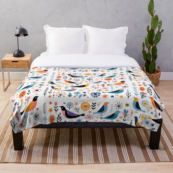 Item preview, Spring Bird Pattern, Nordic Style, bird pattern  designed and sold by Nordic Ch.