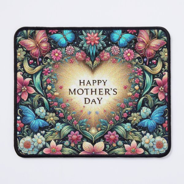 Item preview, Floral and Butterflies Mothers Day Gift Heart designed and sold by Illuministique.