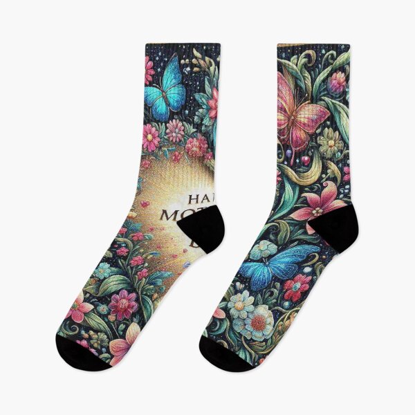 Artikelvorschau, Blumen und Schmetterlinge Muttertag Geschenk Herz entworfen und verkauft von Illuministique.