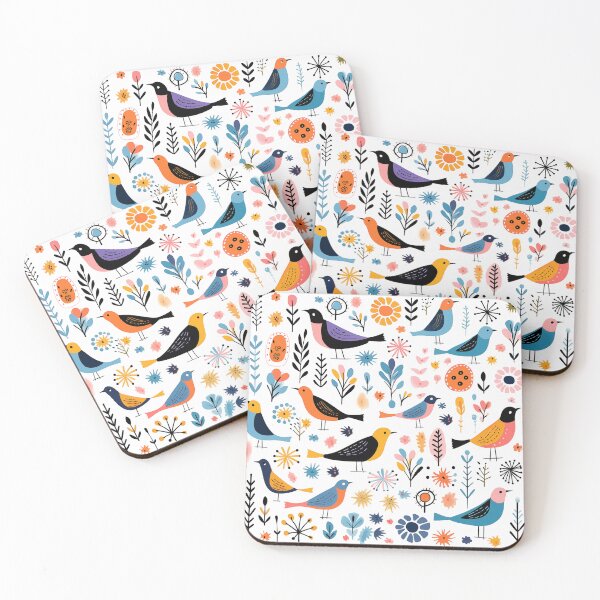 Item preview, Spring Bird Pattern, Nordic Style, bird pattern  designed and sold by Nordic Ch.