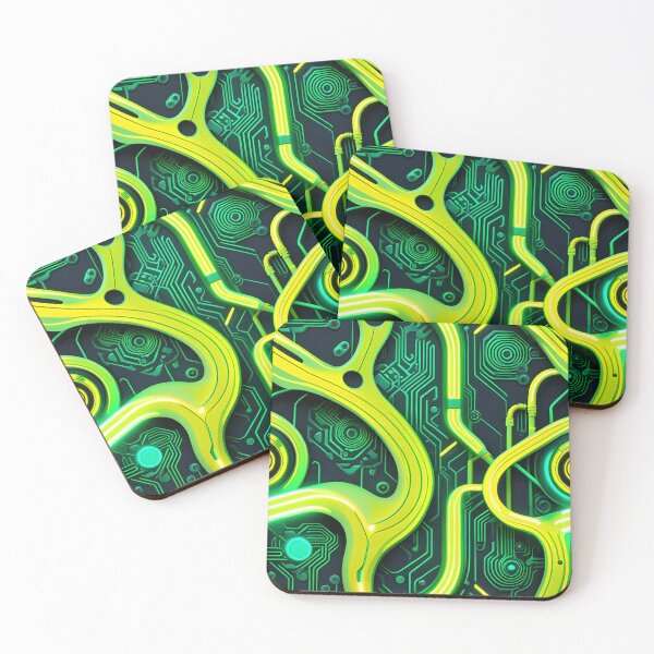 Item preview, Cool Cyberpunk Neon Pattern Design designed and sold by TheArtOfPat.