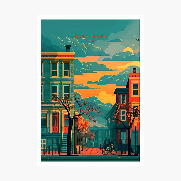 Item preview, Baltimore: Maryland's Historic Harbor City designed and sold by NeuralVibe.