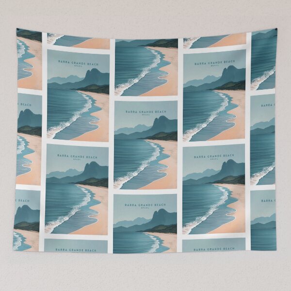 Item preview, Barra Grande Beach: Brazil's Coastal Gem designed and sold by NeuralVibe.