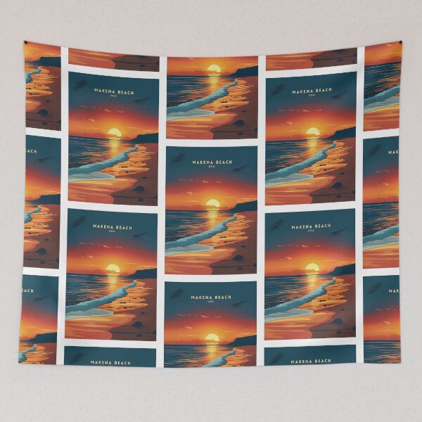 Item preview, Makena Beach: Maui's Secluded Paradise designed and sold by NeuralVibe.