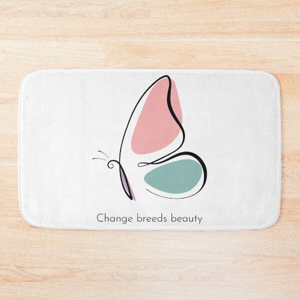 Item preview, Butterfly | Change breeds beauty | line art | motivational quote | designed and sold by GeorgetaHere.