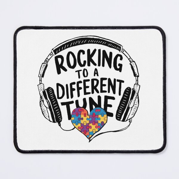 Item preview, Gift Rocking To A Different Tune Music Autism Awareness Headphones for Awareness Gamers Rocking To A Different Unique Musical Rhythms designed and sold by Kiraz771s.