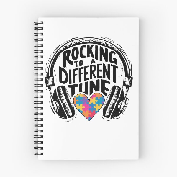 Item preview, Funny Music lover Autism Awareness Headphones Gift Rocking To A Different Tune Music Autism Awareness Headphones for Awareness Gamers Rocking To A Different Unique Musical Rhythms designed and sold by Kiraz771s.