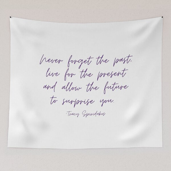 Item preview, Tracy Spiridakos Quote designed and sold by Toby’s Treasures.
