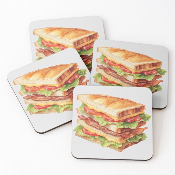 Item preview, Toasted Triple Decker Bacon and Cheese Club Sandwich designed and sold by Alicia Chee.