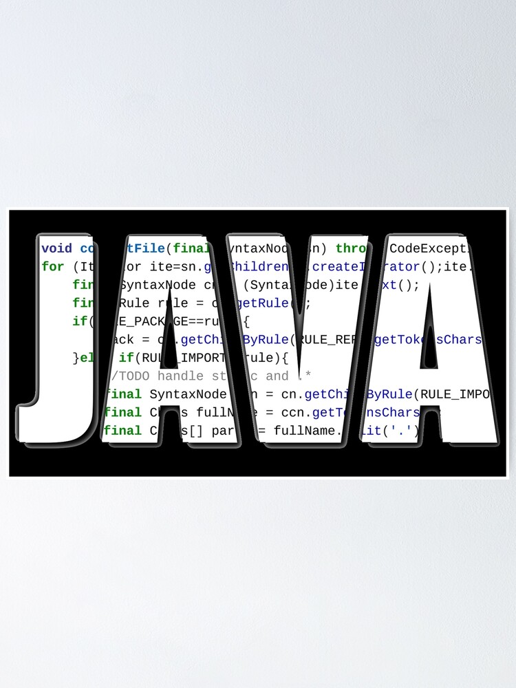 Java Poster By Pm Tshirts Redbubble