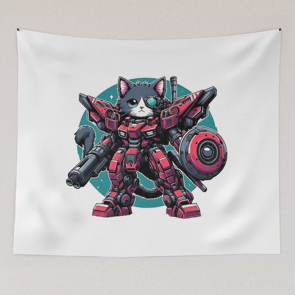 Item preview, anime cat mech designed and sold by Suukunna.