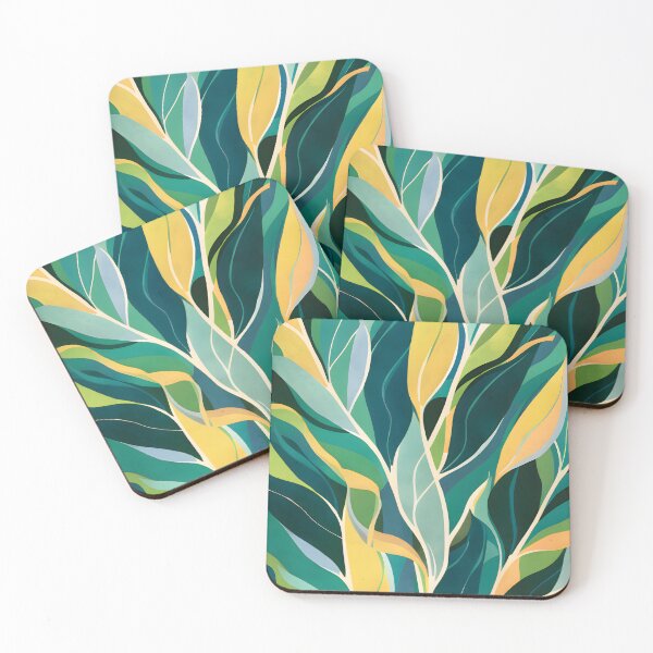 Item preview, Abstract Eucalyptus Leaf Patterns designed and sold by MrKATORSKI.