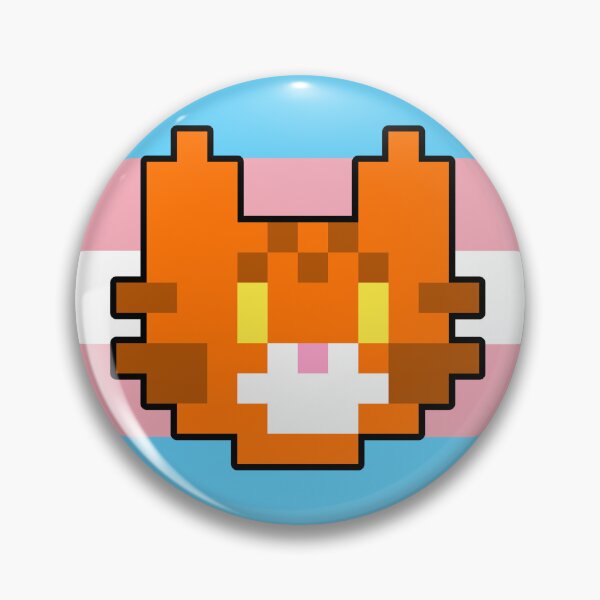 Item preview, Transgender Pixel Orange Tabby 2 designed and sold by WulfBytez.