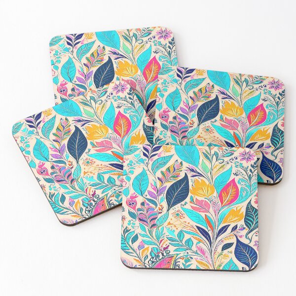 Item preview, Multicolored Pattern of Leaves. designed and sold by Giulivo Store Graphic.