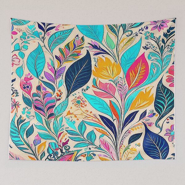 Item preview, Multicolored Pattern of Leaves. designed and sold by Giulivo Store Graphic.