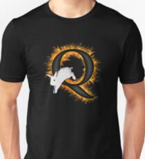 Flame Q Follow The White Rabbit QAnon Unisex T-Shirt