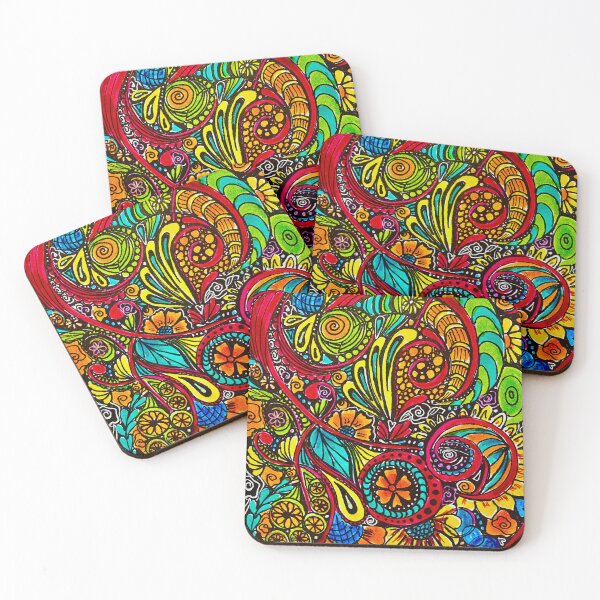 Item preview, Colorful Tangle designed and sold by Jewell  McChesney.