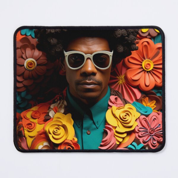 Item preview, Colorful Style Black Man Flower Themed Design designed and sold by mondmakes.
