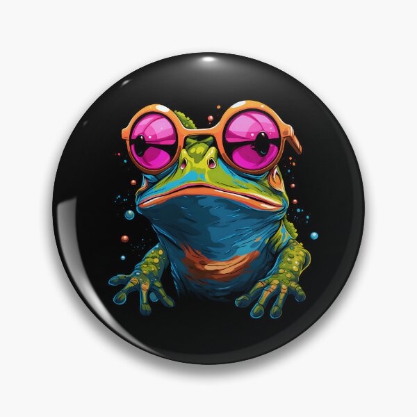 Item preview, Frog with sunglasses designed and sold by DerSenat.