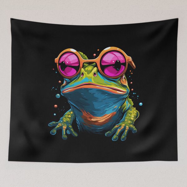 Item preview, Frog with sunglasses designed and sold by DerSenat.