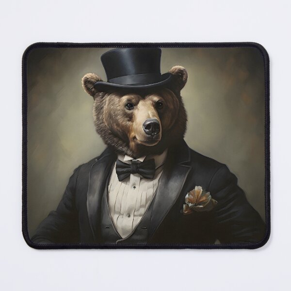 Item preview, Bear Portrait Art designed and sold by ConfettiSkyArt.