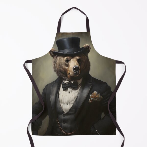 Item preview, Bear Portrait Art designed and sold by ConfettiSkyArt.