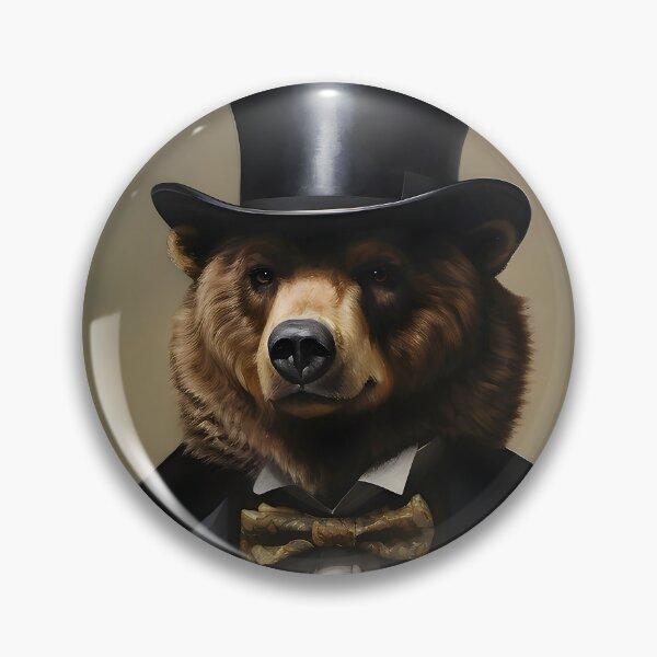 Item preview, Bear Portrait Art designed and sold by ConfettiSkyArt.