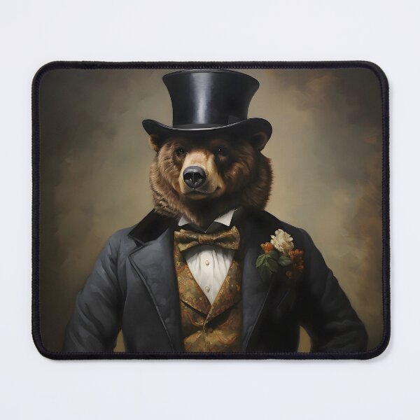 Item preview, Bear Portrait Art designed and sold by ConfettiSkyArt.