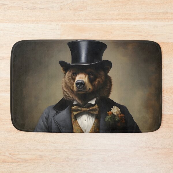 Item preview, Bear Portrait Art designed and sold by ConfettiSkyArt.