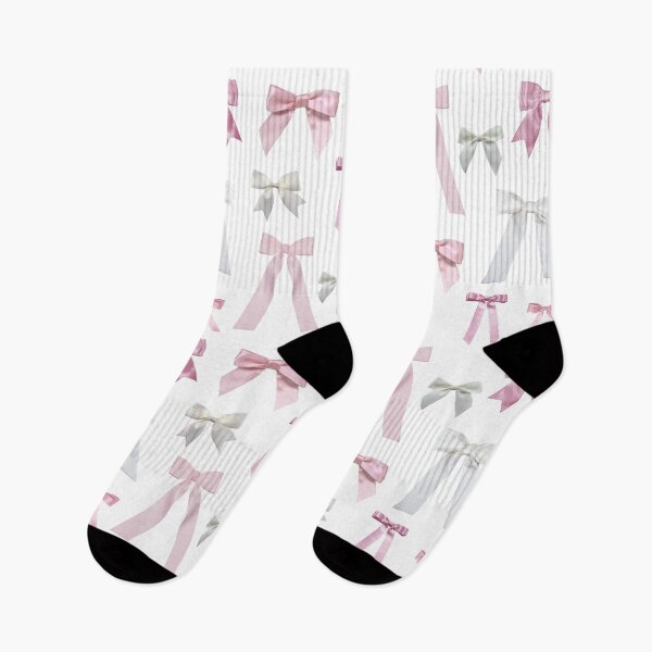 Item preview, Pink and White Bows designed and sold by verycoolandnice.