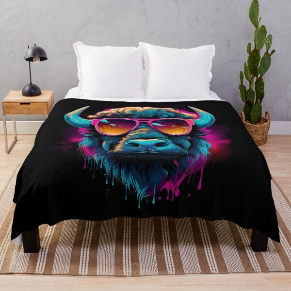 Item preview, Bison with sunglasses designed and sold by DerSenat.