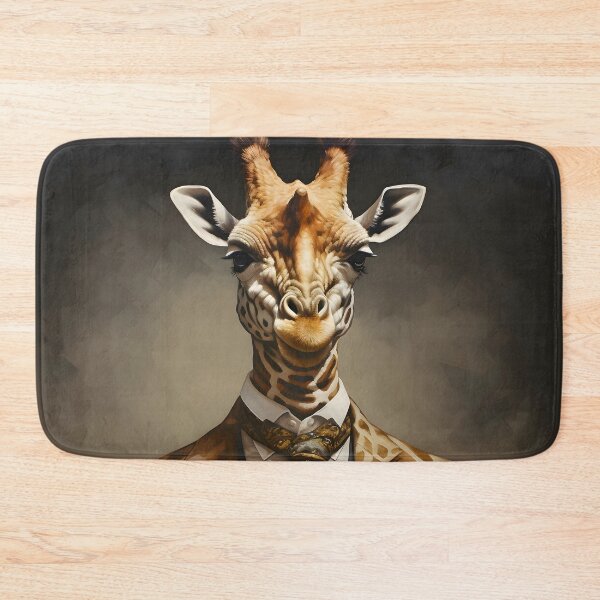 Item preview, Giraffe Portrait Art designed and sold by ConfettiSkyArt.