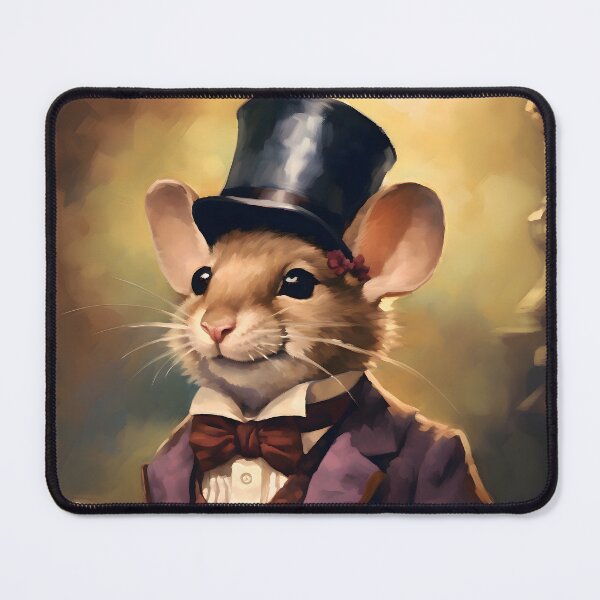 Item preview, Mouse Portrait Art designed and sold by ConfettiSkyArt.