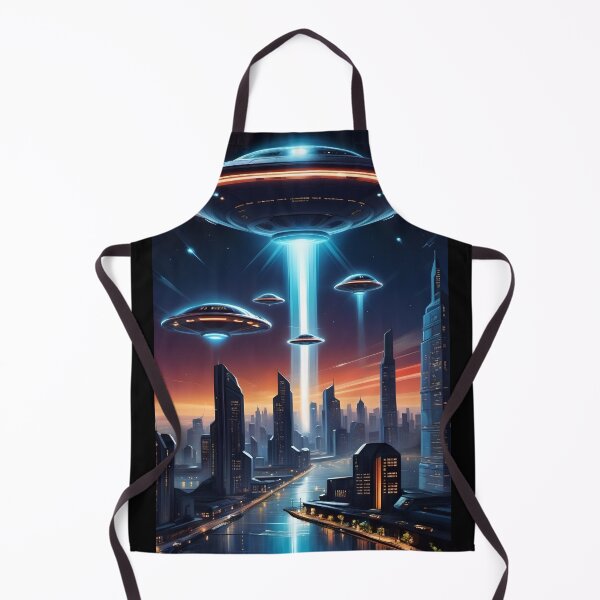 Item preview, Alien Invasion, UFO, Futuristic City, Sci Fi Collection! designed and sold by lonelymoony.
