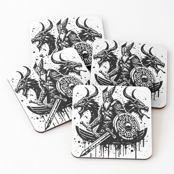Item preview, Realm of Dragons Viking Warriors designed and sold by Belarte.shop.