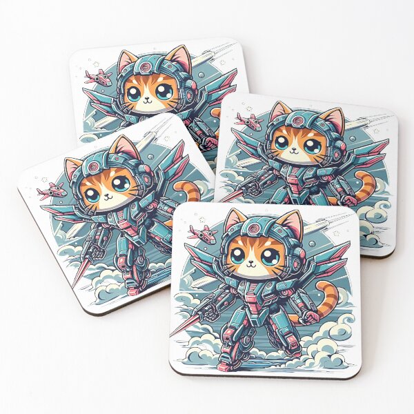 Item preview, anime cat mech designed and sold by Suukunna.