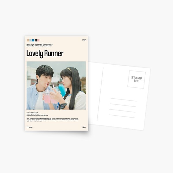 Item preview, Lovely Runner, Minimalist Kdrama (2024) designed and sold by PinkandP.