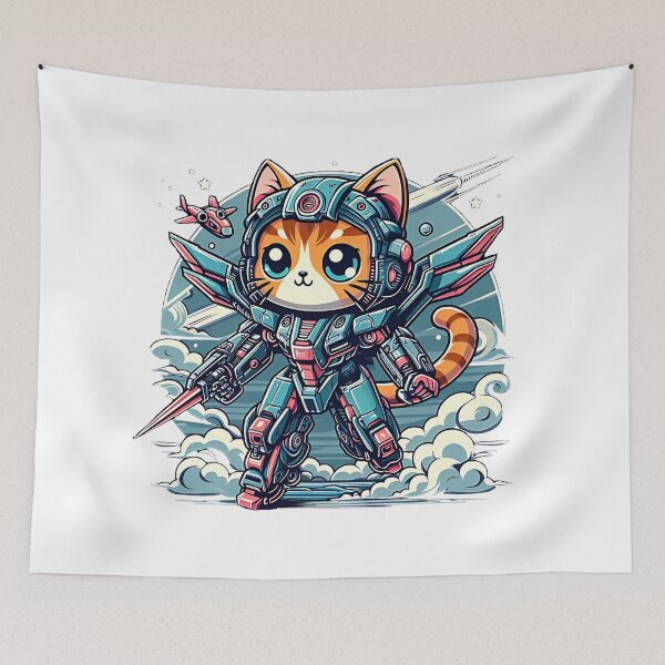 Item preview, anime cat mech designed and sold by Suukunna.