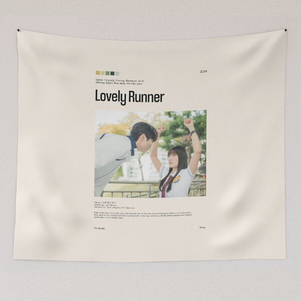 Item preview, Lovely Runner, Minimalist Kdrama (2024) designed and sold by PinkandP.
