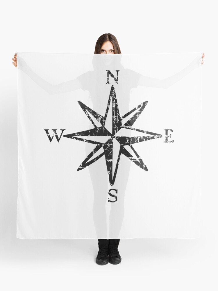 Compass Rose NESW Vintage Art Print for Sale by theshirtshops