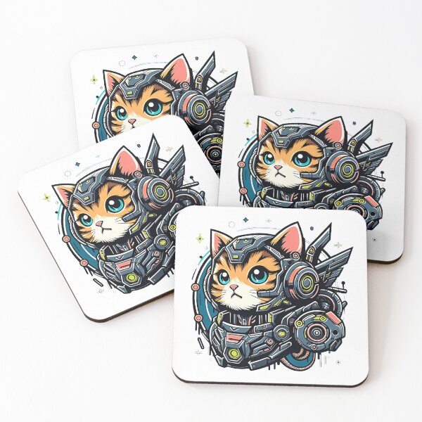 Item preview, anime cat mech designed and sold by Suukunna.