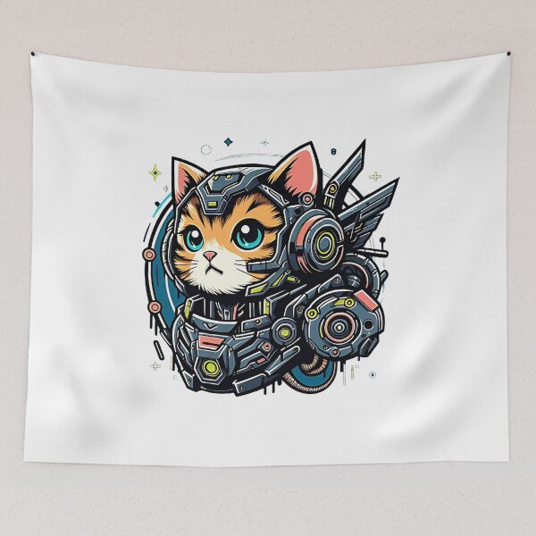 Item preview, anime cat mech designed and sold by Suukunna.