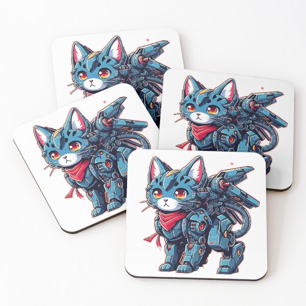 Item preview, anime cat mech designed and sold by Suukunna.