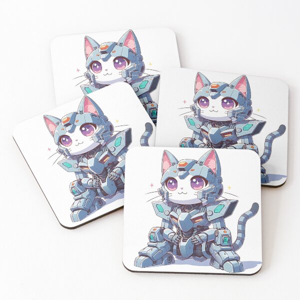 Item preview, anime cat mech designed and sold by Suukunna.
