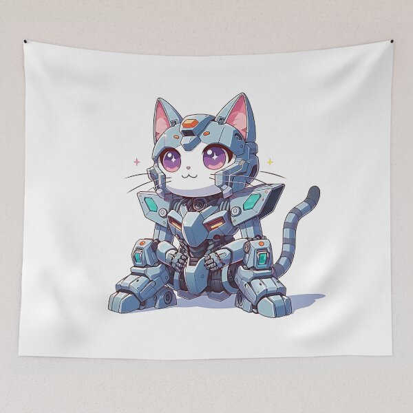 Item preview, anime cat mech designed and sold by Suukunna.