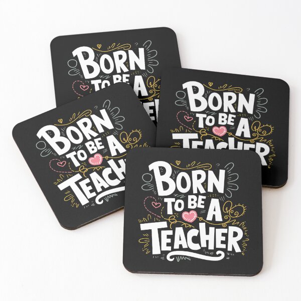 Item preview, Born To Be A Teacher designed and sold by PeelZinc.