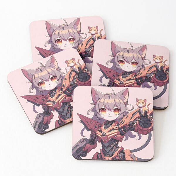 Item preview, anime cat mech designed and sold by Suukunna.
