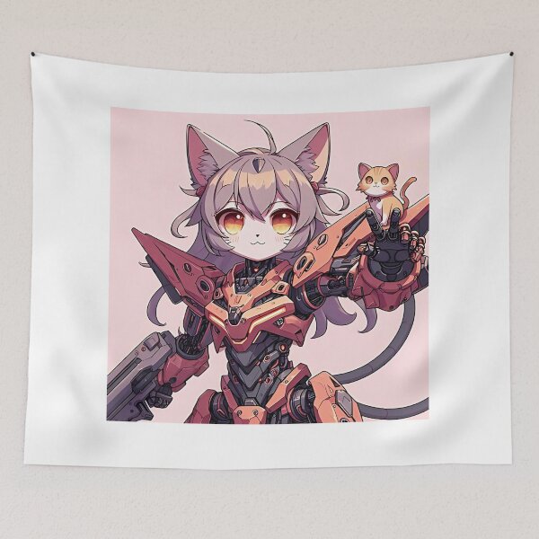 Item preview, anime cat mech designed and sold by Suukunna.